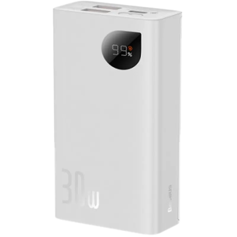 Baseus Adaman 2 Digital Display Power Bank White 1 Mascom International.webp